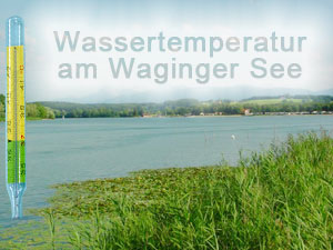 Wassertemperatur am Waginger See